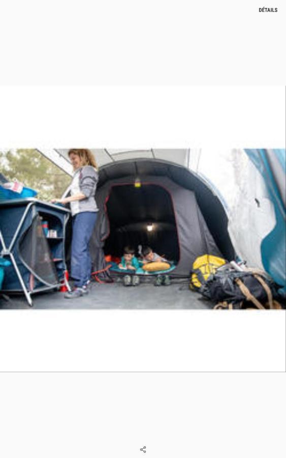 Les Hortensias Grande Tente Familiale Deux Chambres Et Sejour Vue Mer Sur Camping Nature Plestin-les-Grèves Exteriér fotografie